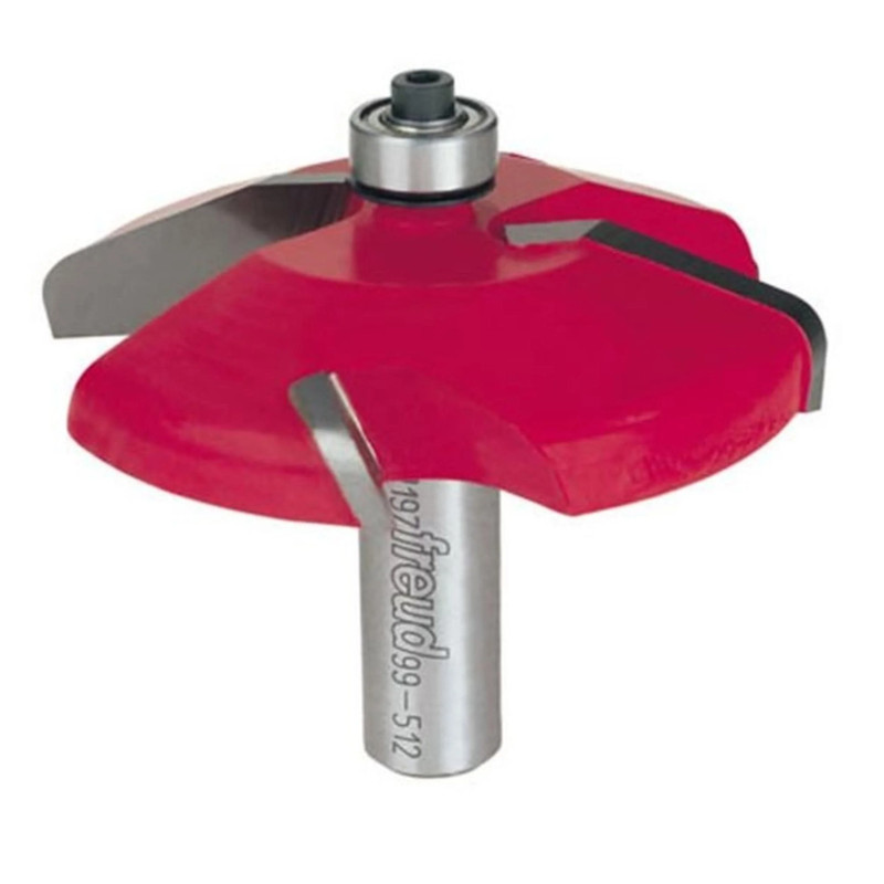 99-512 Quadra-Cut Raised Panel Router Bit Bevel 1/2" Shank